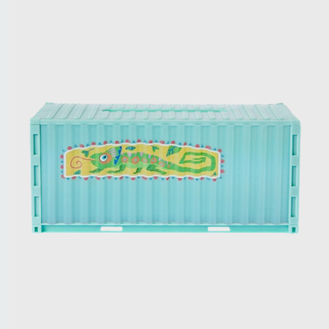 貨櫃屋彩色印刷面紙盒